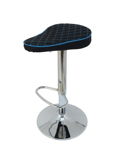 Mobilyakeyfi Boombar Bar Taburesi - Mavi Deri - 9538S0119