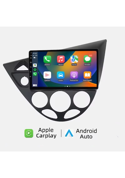 Focus 1 Android Multimedya 2gb Ram/32gb Carplay 9 İnc Hd Ips+ Park Kamerası  9"