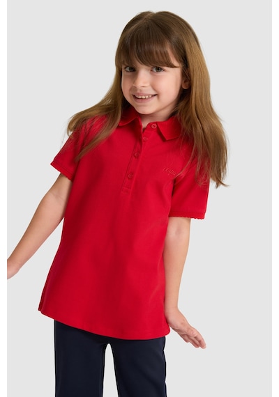 U.s. Polo Assn. Kız Çocuk Kırmızı Tişört Basic 50328218-vr030 Kirmizi