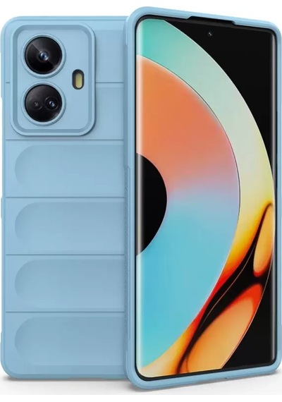 Newface Realme 10 Pro 5g Kılıf Optimum Silikon - Sky Blue