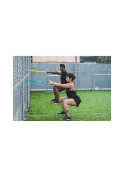 Direnç Lastiği - Direnç Bandı - Fitness Bandı - Fitness Lastiği - Crosstraining Lastiği - Zor Seviye Kırmızı