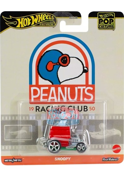 Hot Wheels Premium Pop Culture Peanuts 1950 Racing Club Snoopy Hvj42