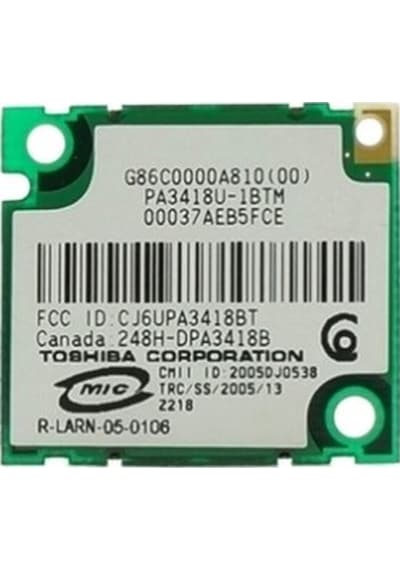 Toshiba PA3418U-1BTM Bluetooth Wireless Network Modül Flex Kablo