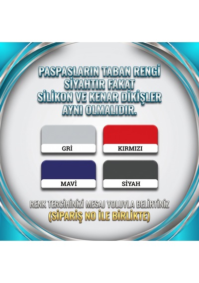 Honda Civic 2016-2021 Uyumlu Oto Velur Halı Paspas - Klipsli Silikon Topuklu 4 Renk