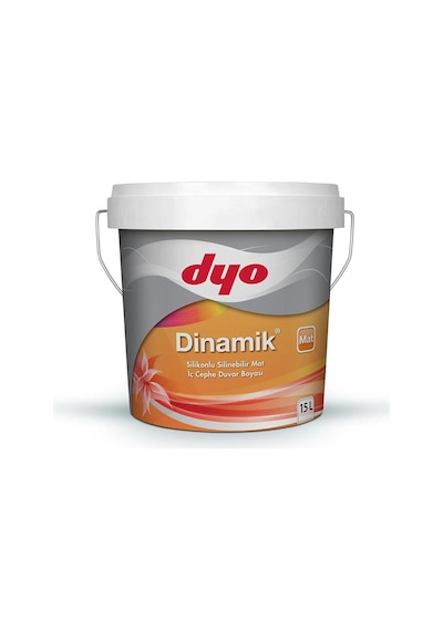 Dyo 15lt Dinamik Mat Silikonlu Silinebilir İç Cephe Duvar Boyası 4685 Saltanat Kırmızı 15 L