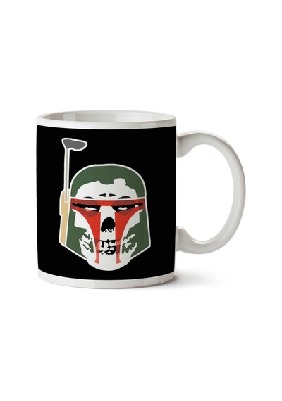 Star Wars Boba Fett Misfits İki Tarafı Baskılı Kupa Bardak Çok Renkli