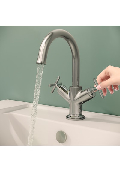 VitrA Origin Classic A42884 Çift Kumandalı Lavabo Bataryası Krom