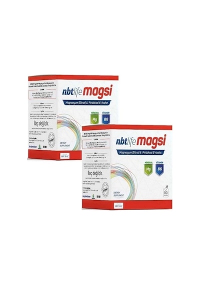 Nbt Lıfe Magsı Magnezyum Ve B6 Vıtamını 90 Kapsül 2 Li