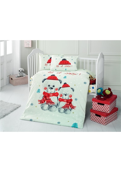 Komfort Home Bebek Nevresim Takımı Pamuk / Snow