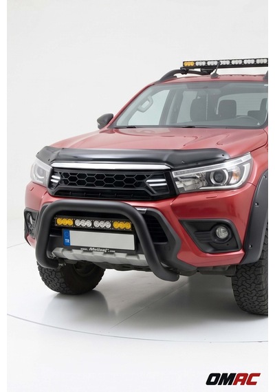 Toyota Hilux 2015-2020 Uyumlu Araca Özel Pars Ön Koruma 76mm Siyah