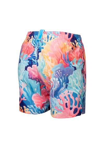 Arena Water Prints Beach Çocuk Beyaz Deniz Şortu 007186820