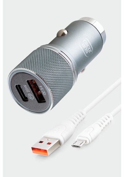 Subzero Cr96 20w 3.4a Hızlı Pd+usb Çıkışlı Micro Araç Şarj Aleti Siyah