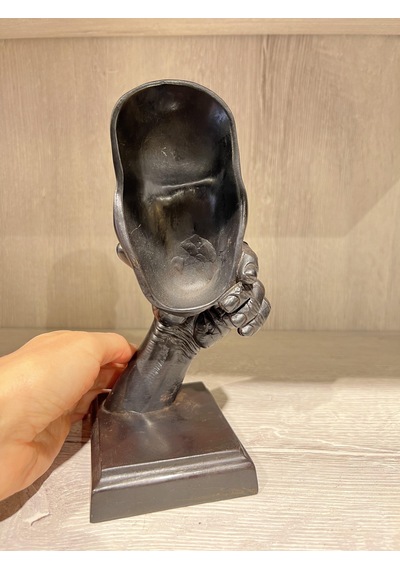 Reçine Düşünen Insan Biblo/ Mask Model2