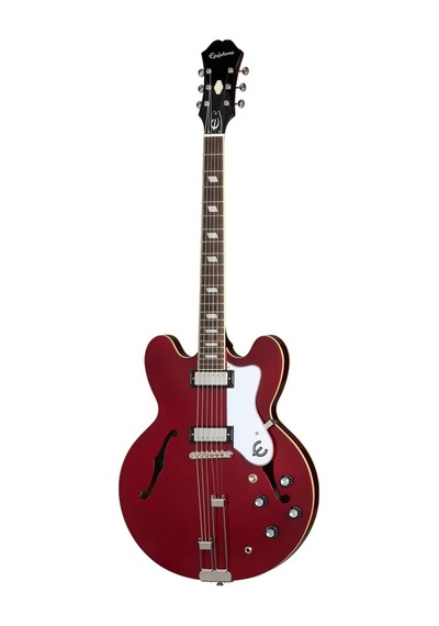Epiphone Riviera Semi Hollow Elektro Gitar Sparkling Burgundy