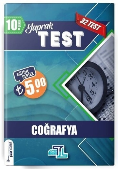 Tümler Yayınları 10. Sınıf Coğrafya Yaprak Test