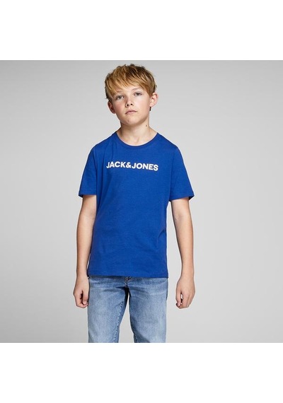 Jack & Jones Jack&jones Corp Logo Erkek Çocuk Mavi Tişört