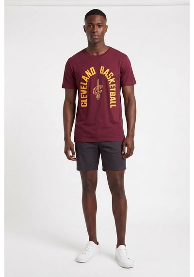 Usa Future Gen Cleveland C Bordo Dar Kalıp Erkek T-shirt 141757