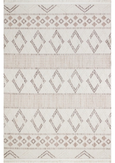 Türkmen Halı Bengal Bn01 Bej Modern Desen Halı