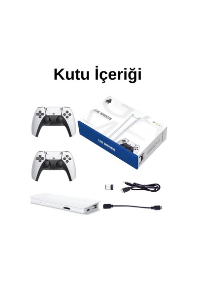 Wearfitpro M15 4k Tv Video Oyun Konsolu 2.4g Kablosuz Joystick 20.000 Retro Oyunlu Oyun Konsolu