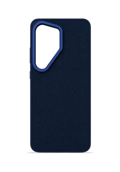 Premium Fabric Cover Midnight Navy Galaxy S24 Ultra Lacivert
