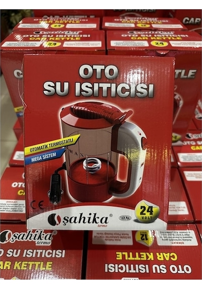 Ahmet Otomotiv Şahika 24v Oto Su Isıtıcısı Kettle Ketıl 24volt 500ml