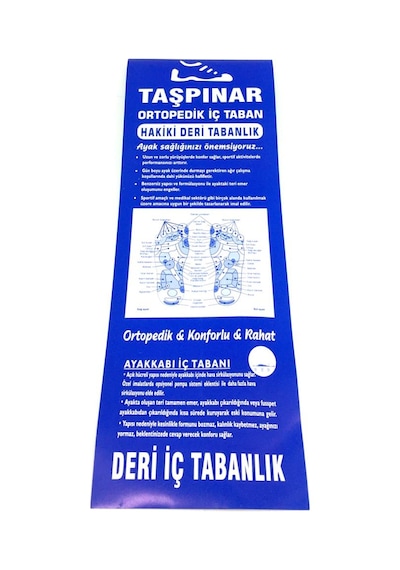 Taşpınar %100 Hakiki Deri Tam Ortopedik Ayakkabı Tabanlığı 40-45