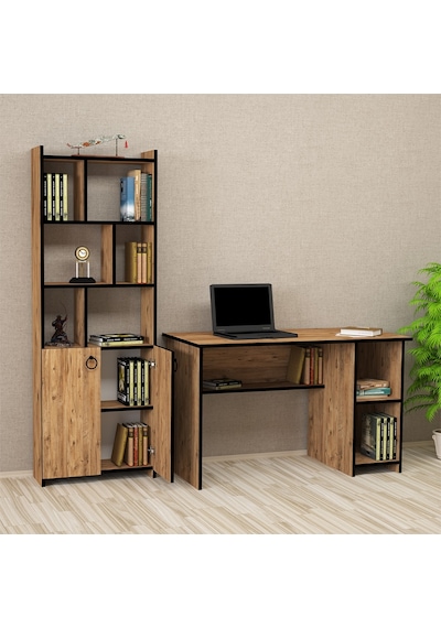 Kalenderdekor1 Kalender Dekor Avel Mayra 120 Cm Çalışma Masası Takımı Avem04 Meşe