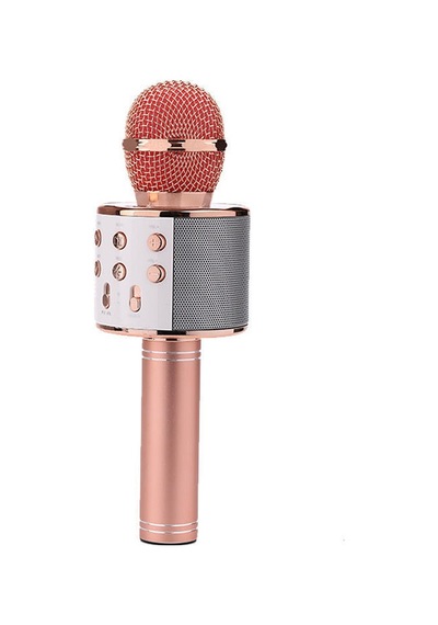 Kareoke Mikrofon Bluetooth Hoparlör Yüksek Ses Uzun Şarj Süresi Bluetooth Hoparlörlü
