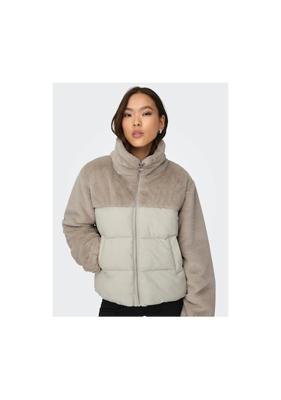 Only Wanja Kadın Bej Polar Ceket 15292945-mbm Moonbeam