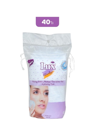 Lux Peeling Etkili Makyaj Pamuğu 40' Lı