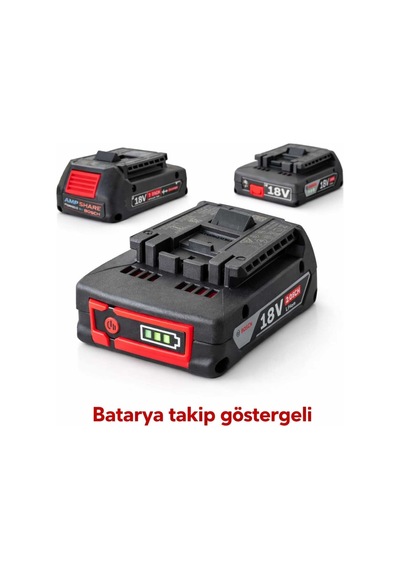 Gba 18v 2.0ah Li-ıon Batarya Batarya Takip Göstergeli Güçlü & Uzun Ömürlü