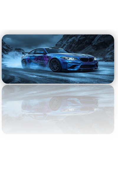 M4 Baskılı 90x40 Kaymaz Taban Mousepad 90x40cm
