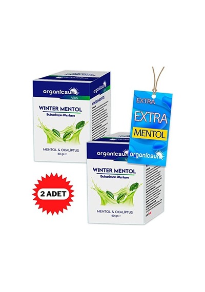 Winter Mentol Buharlaşan Merhem Viks Vikis Mentol Ve Okaliptus 40 Gr X 2 Adet