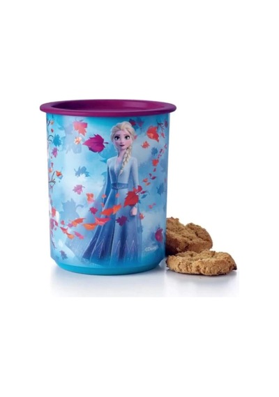 Tupperware Elsa Anna Karlar Ülkesi Frozen Temalı Tek Parmak Sakla Çok Renkli