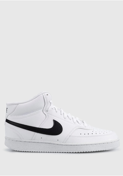 Nike Court Vision Mid White Sneaker Bilekli Günlük Beyaz Spor Ayakkabı