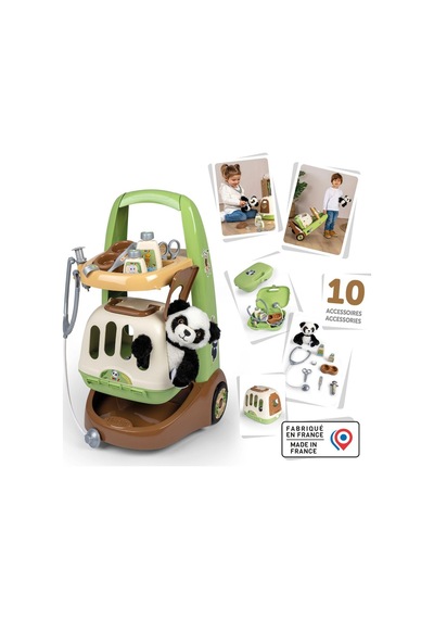 Smoby Veteriner İlk Yardım Arabası Ve Panda