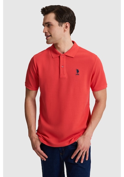 U.S. Polo Assn. U.s. Polo Assn. Erkek Kırmızı Tişört Basic 50322314-vr213 Rısk Red
