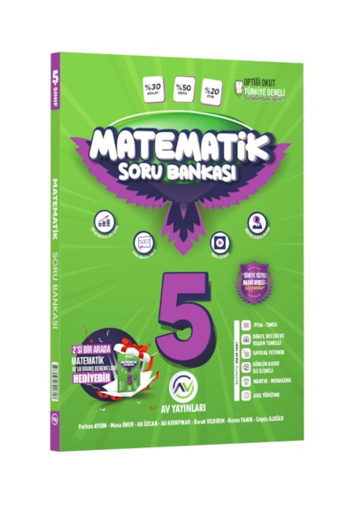 Av Yayınları 5.sınıf Matematik Soru Bankası