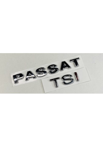 Volkswagen Passat B6 2005 - 2010 Tsi Tek Kırmızı Bagaj Yazısı Set