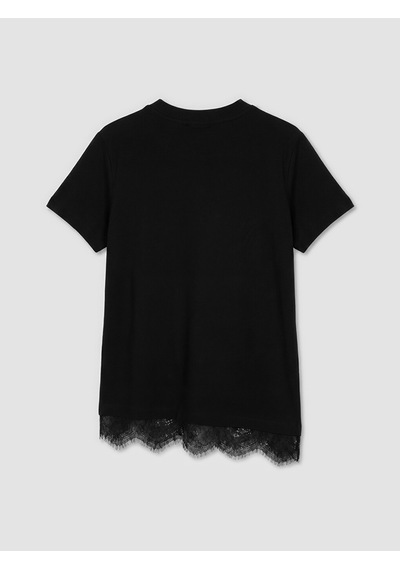 Lcw Modest Siyah Bisiklet Yaka Kadın Tunik