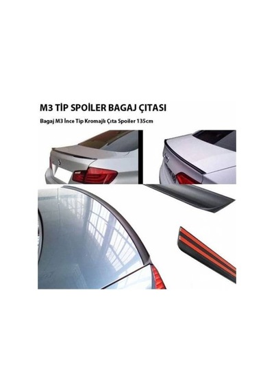 Dacıa Logan Bagaj Çıtası Bagaj Spoiler M3 İnce Tip Esnek