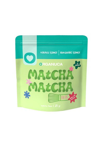 Organuca Matcha Tozu 25 G - 5 Adet Tarı
