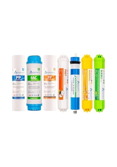 Aquafit Açık Kasa Su Arıtma Cihazı 7'li Filtre Seti
