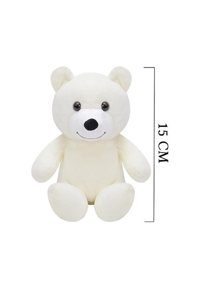 Selay Toys Peluş Ayı Oyuncak 15 Cm Beyaz 3333