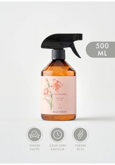 Bella Maison Oud Serenity Oda Spreyi Amber 500 Ml Gül