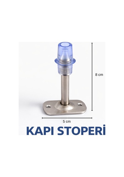 Kapı Arkası Kolu Stoperi Metal Gövde Şeffaf Uç 8 Cm Duvar Tipi Vida Dahil Kapı Arkası Kolu Stoperi Metal Gövde Şeffaf Uç 8 Cm Duvar Tipi Vida Dahil