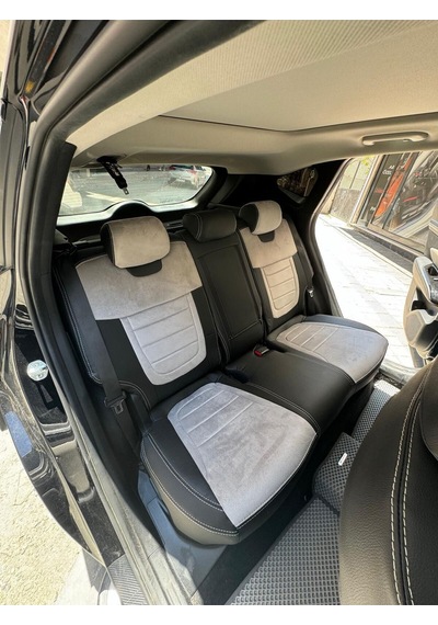 Hyundai Tucson 2021 2024 Arası Arka Sırt 2-1 .arka Sırt Kolçaklı Model Uyumlu Oto Koltuk Kılıfı