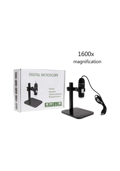 1600x 8 Led Usb Dijital Mikroskop - Ayarlanabilir Stantlı Elektronik Kart Ve İnceleme Kamerası