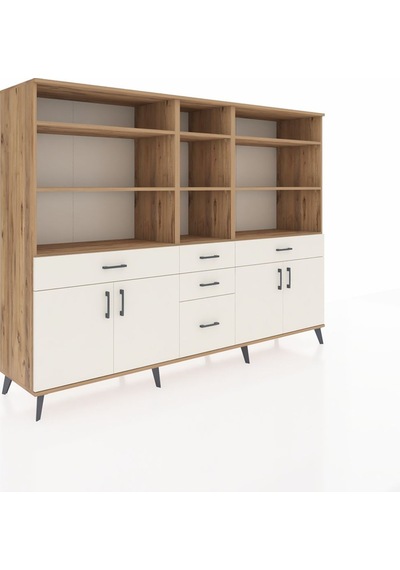 Hyperion Dolap 11 Raflı 5 Çekmeceli 4 Kapaklı 220x44x163 Çam-ayta Çam-aytaşı Hyperion Dolap 11 Raflı 5 Çekmeceli 4 Kapaklı 220x44x163 Çam-ayta Çam-aytaşı
