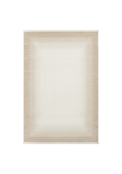 Mariesse Home Artes Serisi Bambu Dokulu Modern Sık Dokuma Makine Halısı Smart 12006 Bej